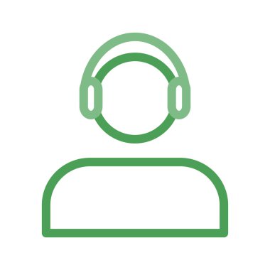 Destek Hizmetleri kullanıcı vektör çizim 