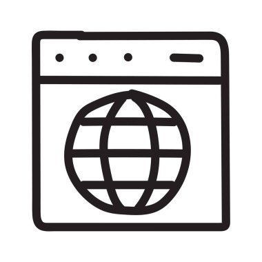 tarayıcı web sayfası Internet vektör çizim 