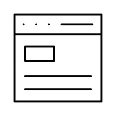 Web sayfası tarayıcı vektör çizim 