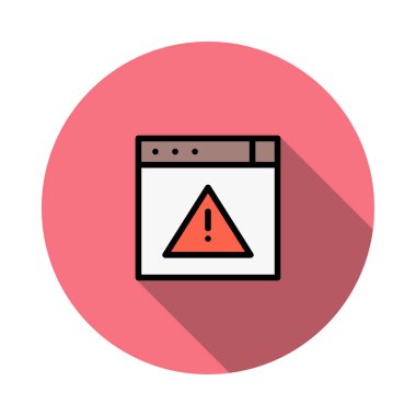 ünlem hata uyarı vektör çizim 