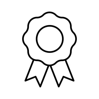 rozet madalya ödülü vektör çizim 