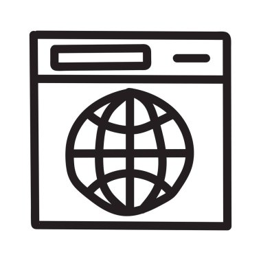 tarayıcı web sayfası Internet vektör çizim 