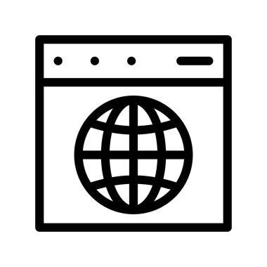 tarayıcı web sayfası Internet vektör çizim 