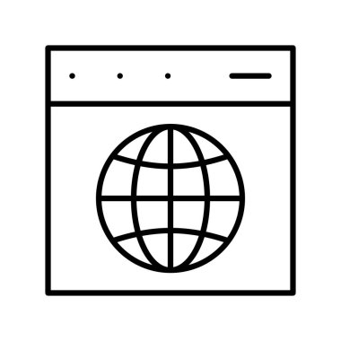 tarayıcı web sayfası Internet vektör çizim 