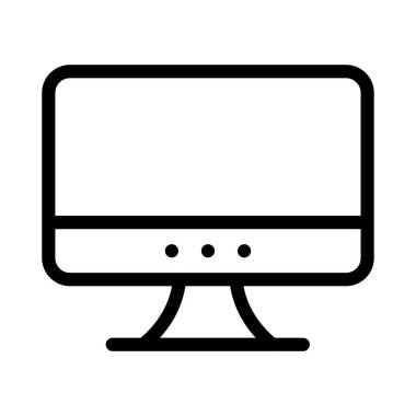 Monitör ekran vektör çizim 