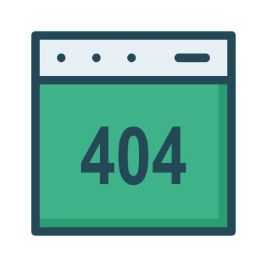 hata web sayfası tarayıcı vektör çizim 