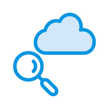 bulut ara depolama vektör çizim 