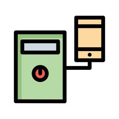 dosya paylaşımı PC bilgisayar vektör çizim 