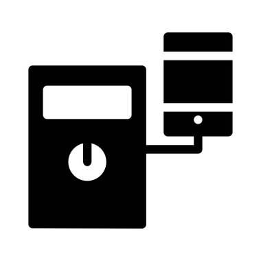 dosya paylaşımı PC bilgisayar vektör çizim 