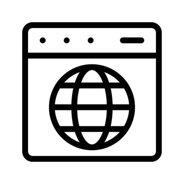 tarayıcı web sayfası Internet vektör çizim 