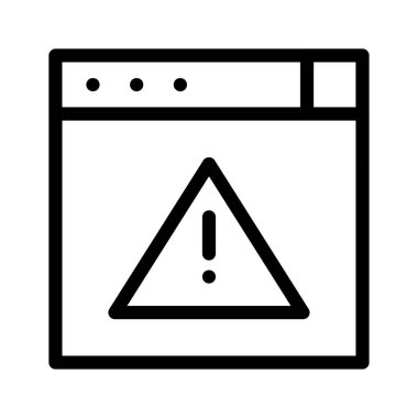 ünlem hata uyarı vektör çizim 