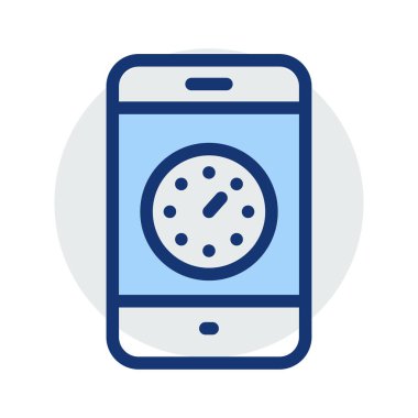 zaman saati izle vektör çizim 