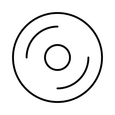 CD Dvd disk vektör çizim 