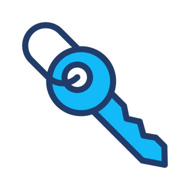 Beyaz arka plan, vektör, illüstrasyon izole anahtar düz simgesi