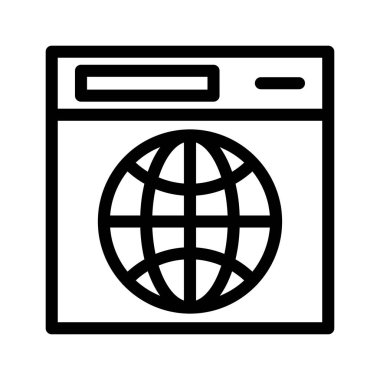 tarayıcı web sayfası Internet vektör çizim 