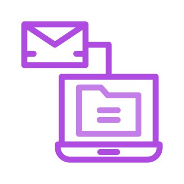 ileti gelen kutusu posta vektör çizim 