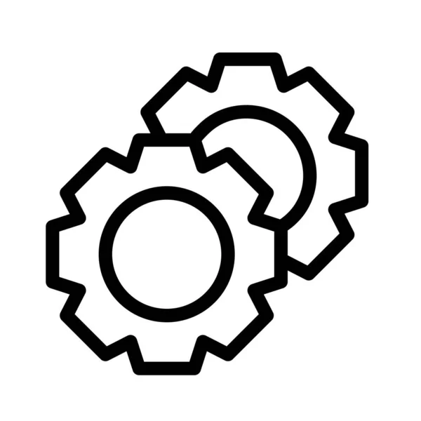 Configuration Configuration Illustration Vectorielle Préférence — Image vectorielle