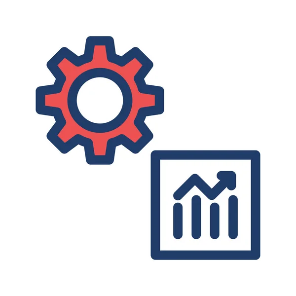 Gráfico Gráfico Configuração Vetor Ilustração —  Vetores de Stock