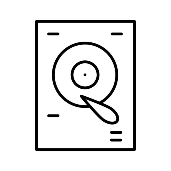 Vinyl Schijf Vectorillustratie — Stockvector