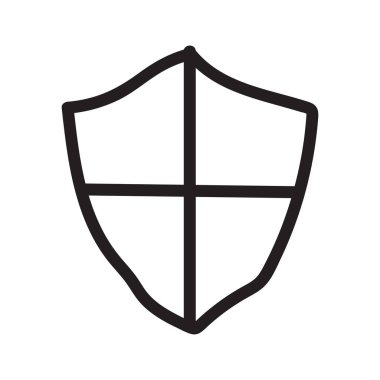 kalkan güvenli koruma vektör çizim 