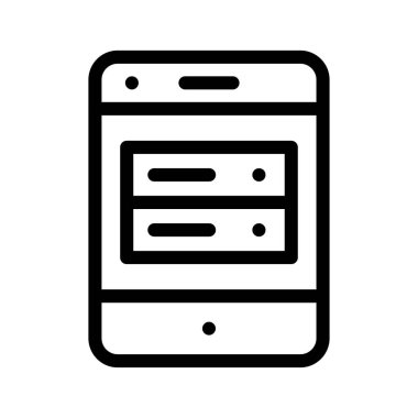 Mobil barındırma telefon vektör çizim 