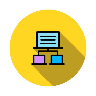 ağ bağlantı paylaşım vektör çizim 