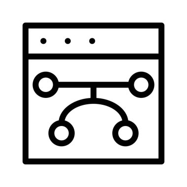 bağlantı ağ web sayfası vektör çizim 