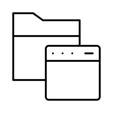 Web sayfası tarayıcı vektör çizim 