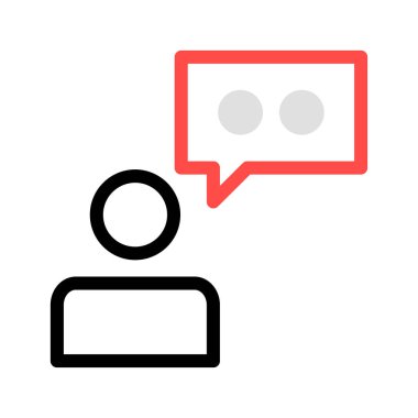 profil Kullanıcı Mesaj vektör çizim 