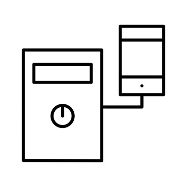 dosya paylaşımı PC bilgisayar vektör çizim 