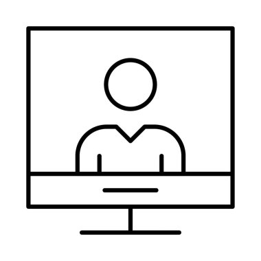 hesap oturum açma profili vektör çizim 