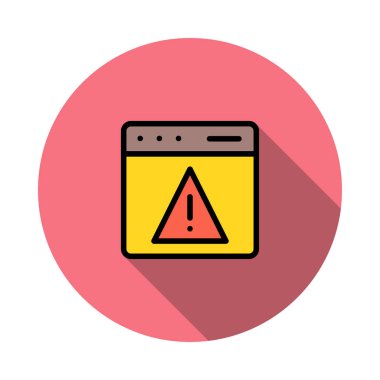 Uyarı hata uyarı vektör çizim 