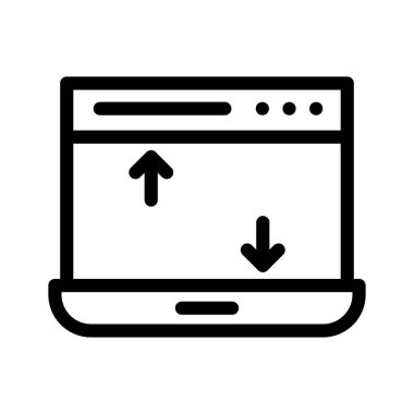 Download tarayıcı vektör çizim upload 