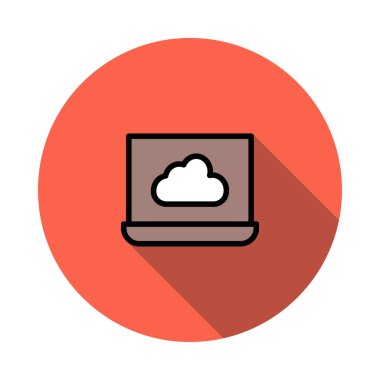 bulut depolama sunucusu vektör çizim 