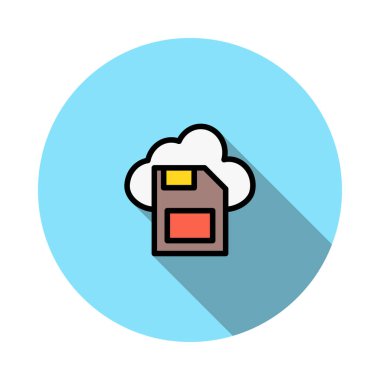 disket çip vektör çizim 