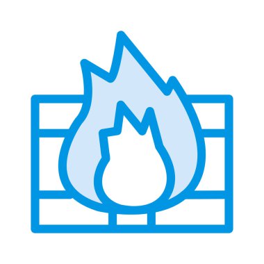 Güvenlik Duvarı koruma güvenli vektör çizim 