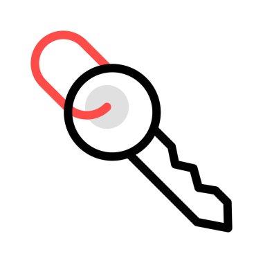 tuş kilidi erişim vektör çizim 