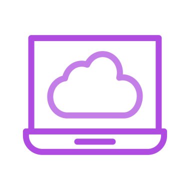 bulut sunucu veritabanı vektör çizim 