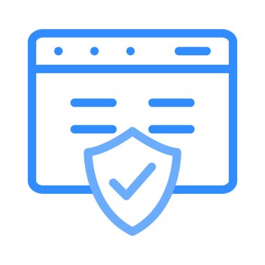 güvenli koruma kalkanı vektör çizim 