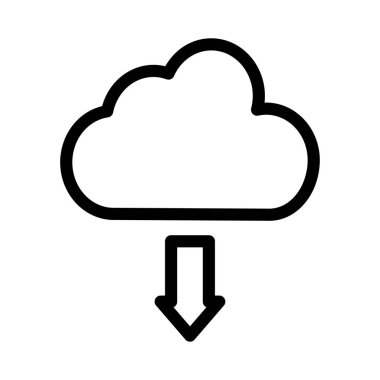 bulut depolama vektör çizim indir 