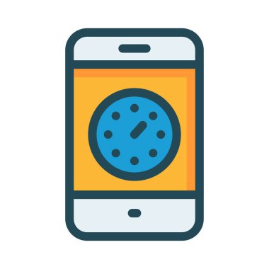 zaman saati izle vektör çizim 