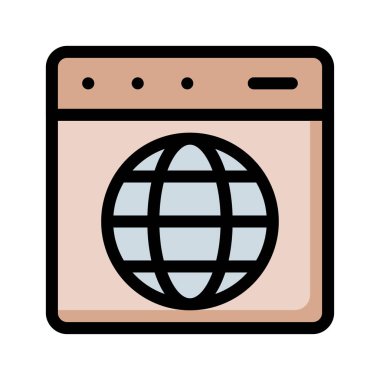 tarayıcı web sayfası Internet vektör çizim 