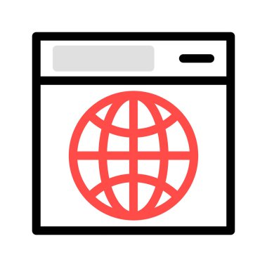 tarayıcı web sayfası Internet vektör çizim 