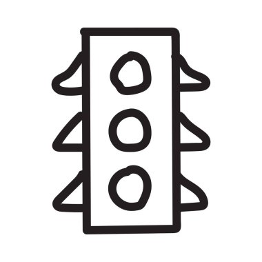 sinyal trafik yol vektör çizim 