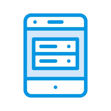 Mobil barındırma telefon vektör çizim 