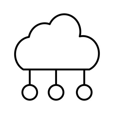 sunucu vektör çizim bulut 