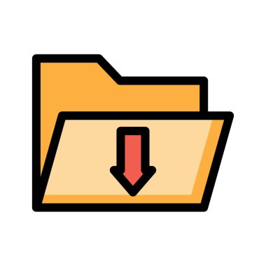 Dizin klasör vektör çizim indir 