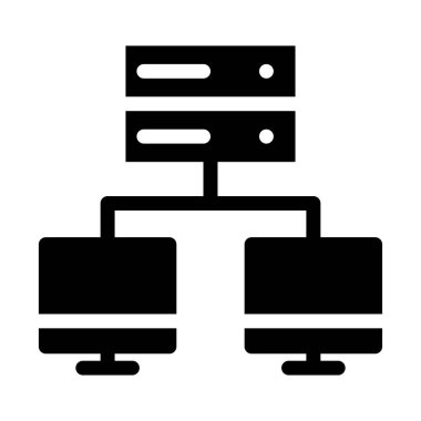 ağ bağlantısı veritabanı vektör çizim 