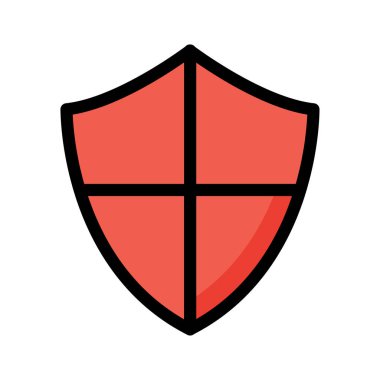 kalkan güvenli koruma vektör çizim 