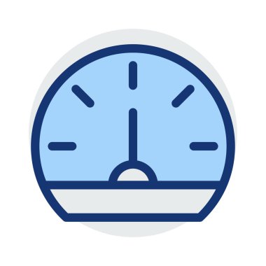 hız ölçer ölçü vektör çizim 